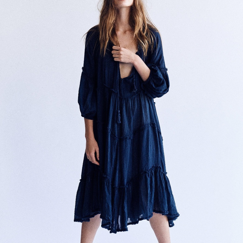 Free People In the Moment Midi Dress small